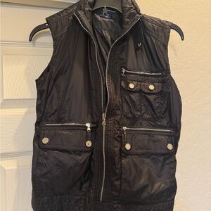 Ralph Lauren Golf Vest Black Nylon Size Small